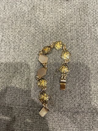 Conjunto de joyas de cuentas y perlas
