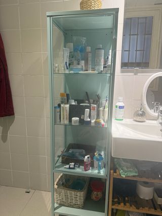 Vitrina Rudsta Cristal y Metal Ikea