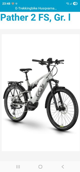Bicicleta Eléctrica Husqvarna Path. Talla L