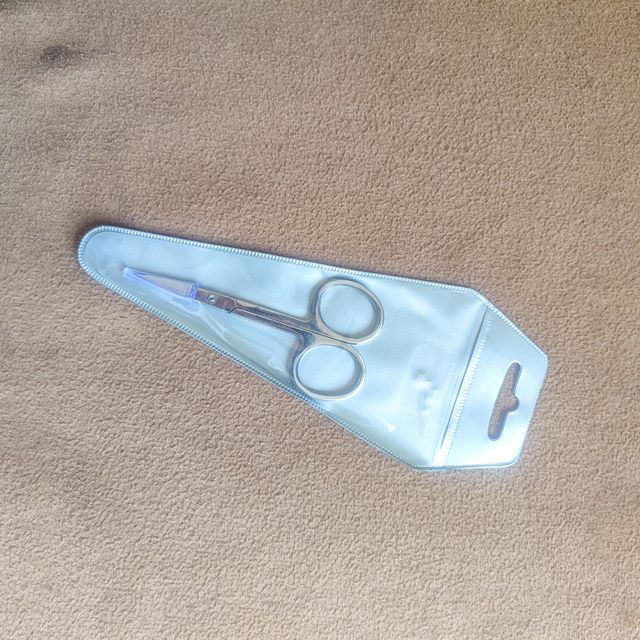 Tijeras uñas cutículas cejas acero inoxidable