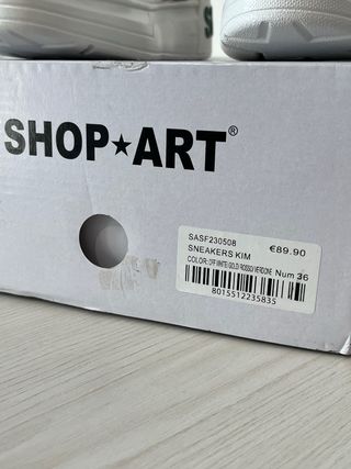 Scarpe Shop Art bianche tg 36