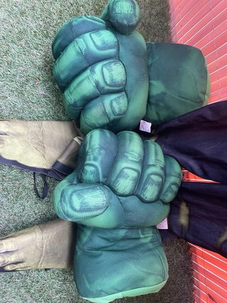 Disfraz Hulk Infantil máscara y guantes