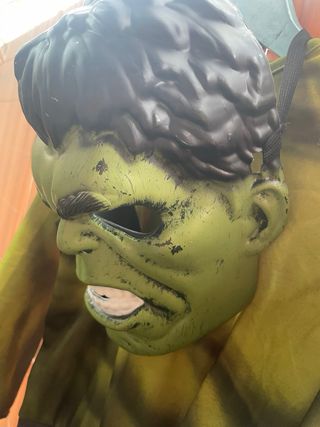 Disfraz Hulk Infantil máscara y guantes