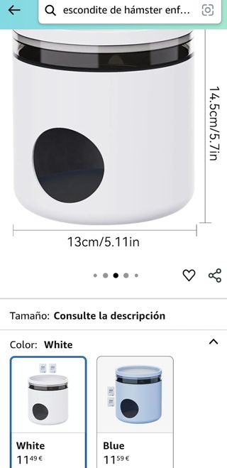 Casa para hámster SGG enfriamiento