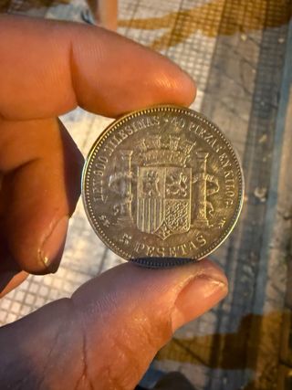 5 Pesetas 1870