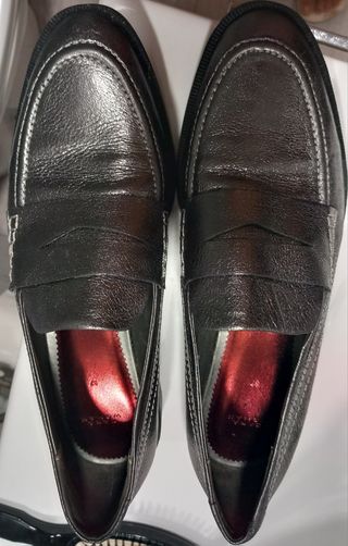 Mocasines Zara Talla 37 Negros