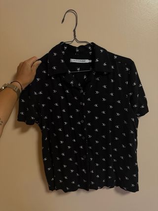 Calvin Klein Camiseta Estampada Mujer XS