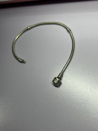 Pulsera original Pandora 21 cm plateada