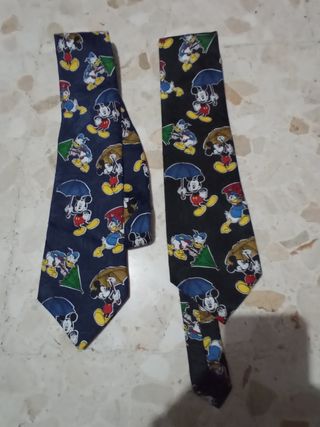 Corbatas Disney Mickey y Donald