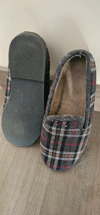 Zapatillas de casa caballero cuadros