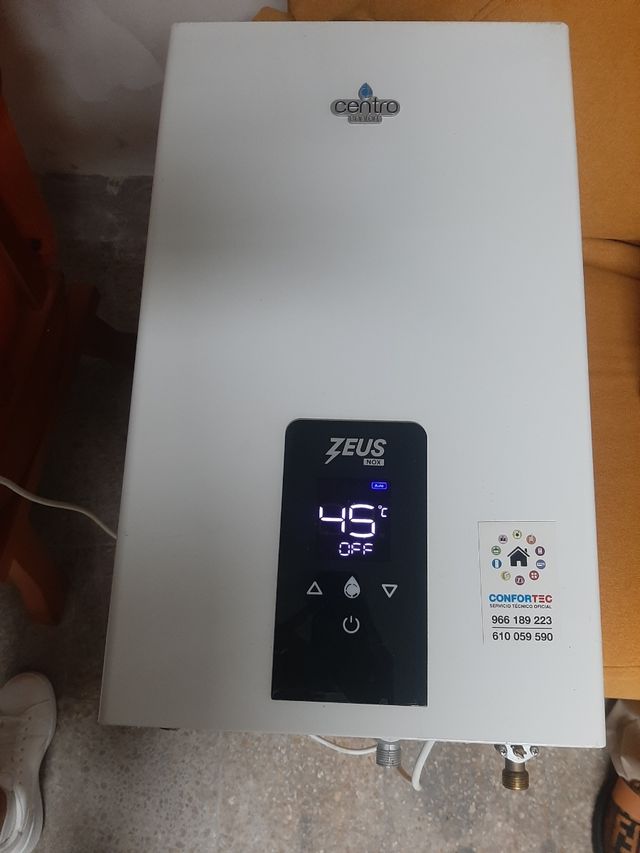 Calentador de agua Centro Zeus