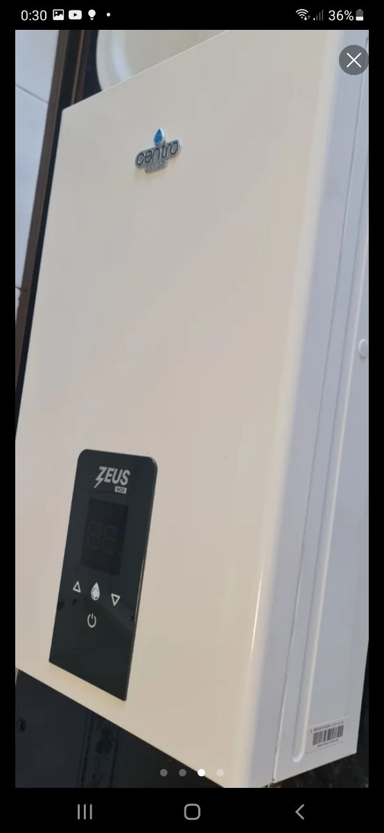 Calentador de agua Centro Zeus
