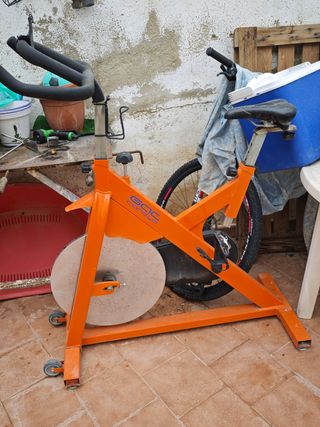 Bicicleta de Spinning Naranja
