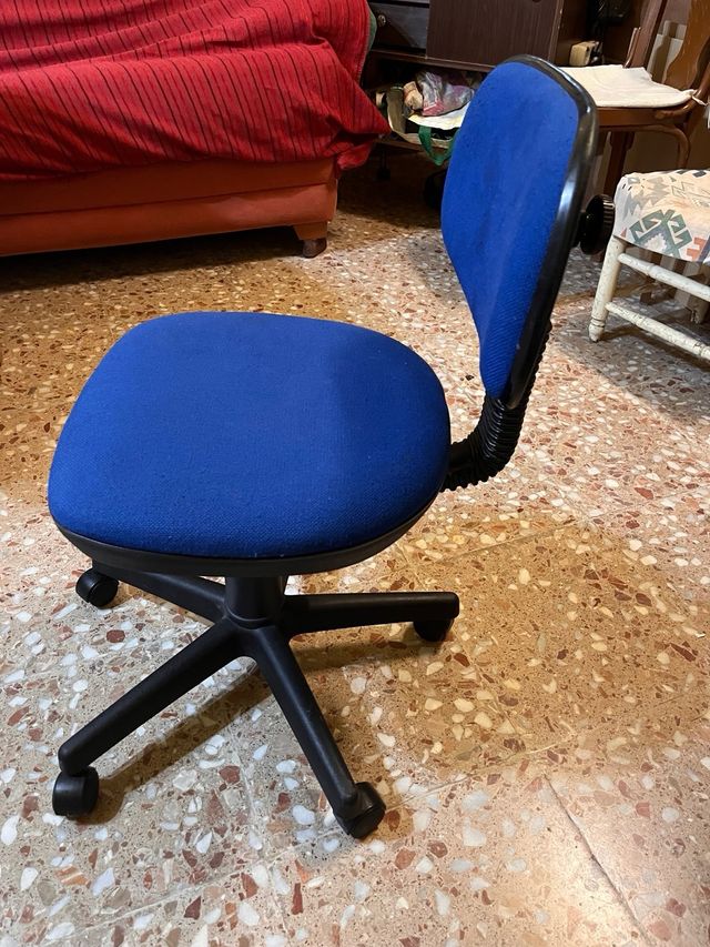 Silla de escritorio azul