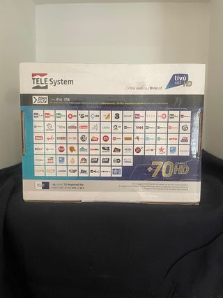 Decodificador TELE System Tivùsat + DAZN