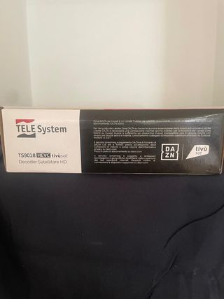 Decodificador TELE System Tivùsat + DAZN