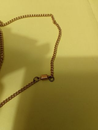 Collana vintage con sfera centrale oro