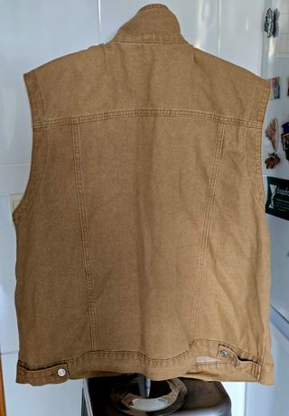 Chaleco vaquero beige talla 3XL sin usar