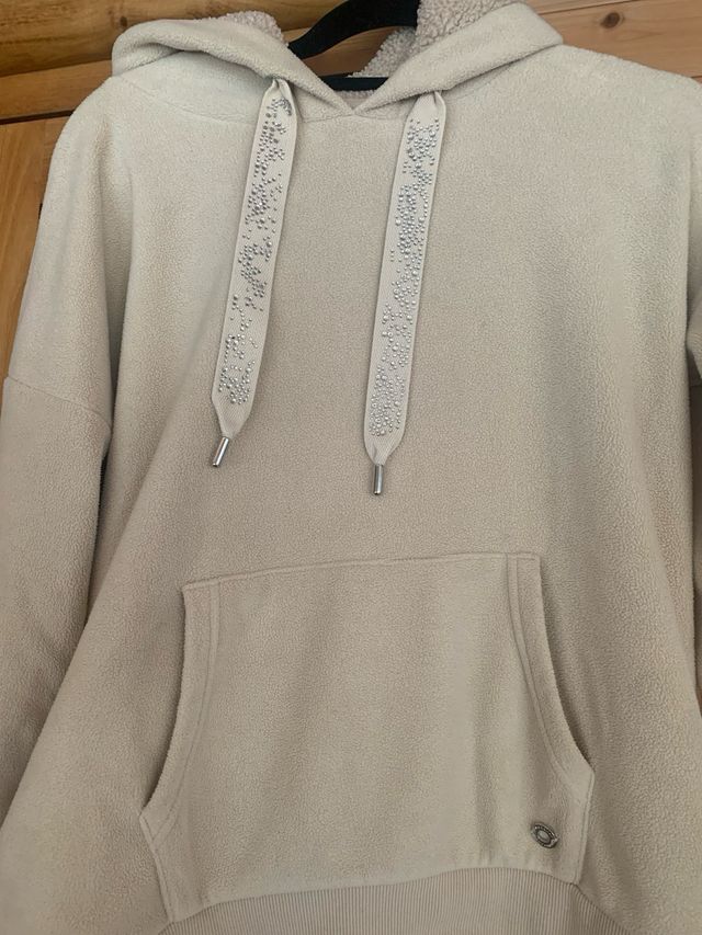 Polar Quebra-mar bege com brilhos