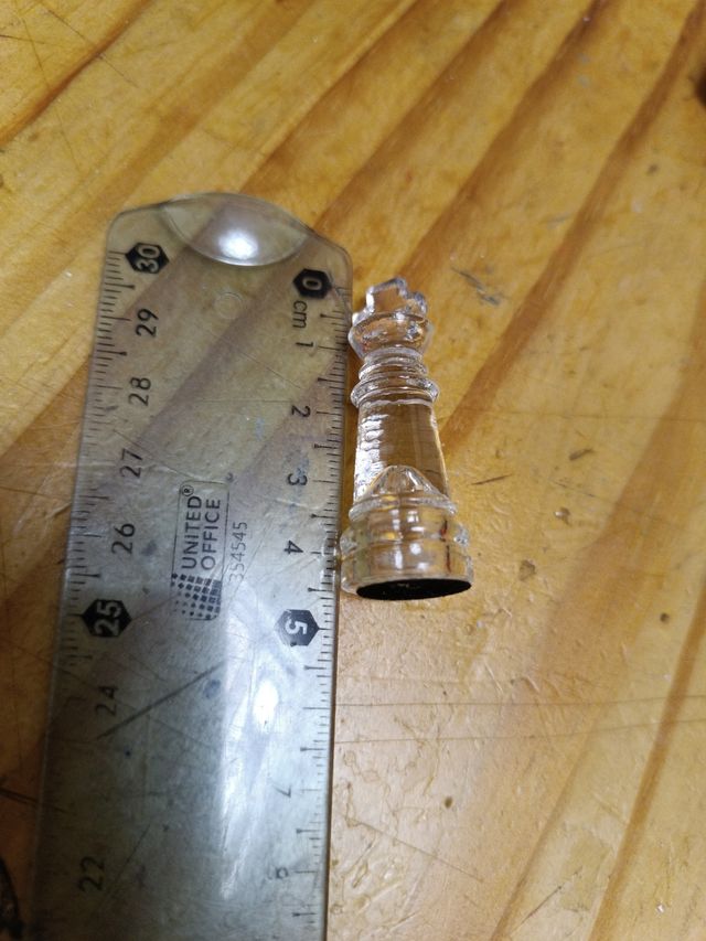 Scacchi in cristallo con custodia