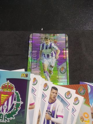 Lote 100 Cromos Real Valladolid Sin Repetir