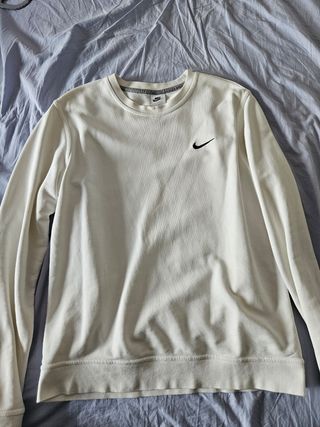 Sudadera Nike básica blanca