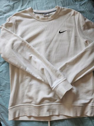 Sudadera Nike básica blanca