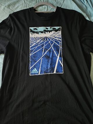 Camiseta Adidas Negra Talla L
