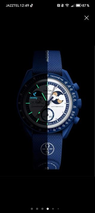 Orologio Swatch Omega Mission to Earthphase. Nuovo