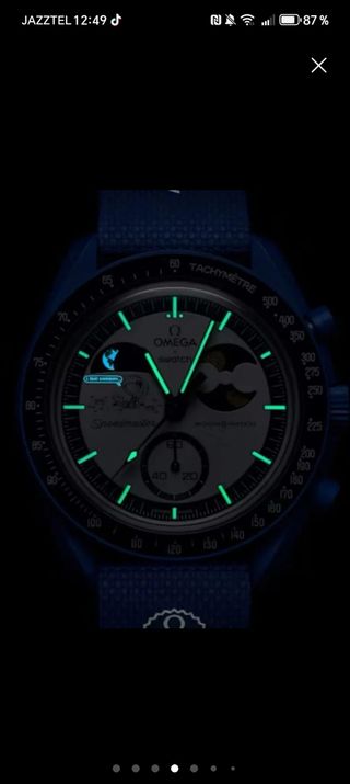Orologio Swatch Omega Mission to Earthphase. Nuovo