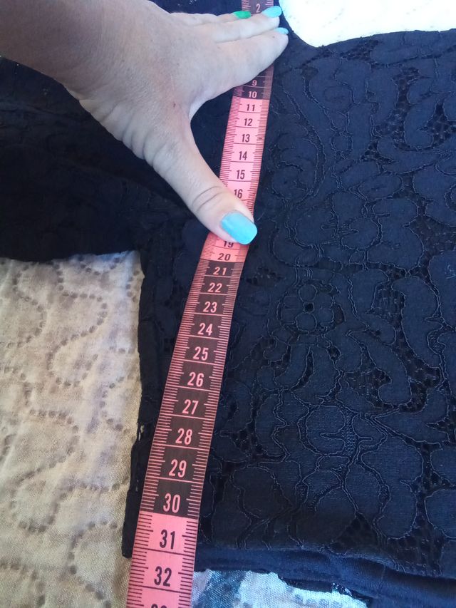 Top Crop Zara Negro Talla S