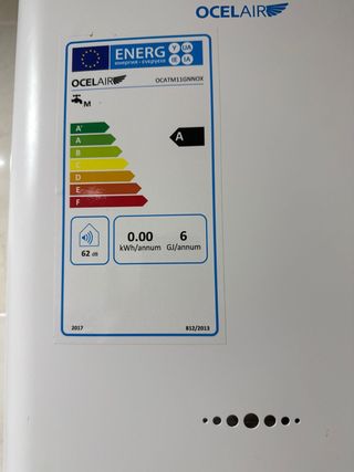 Calentador agua gas natural OCELAIR