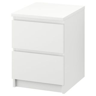 Mesita de noche IKEA MALM Blanca