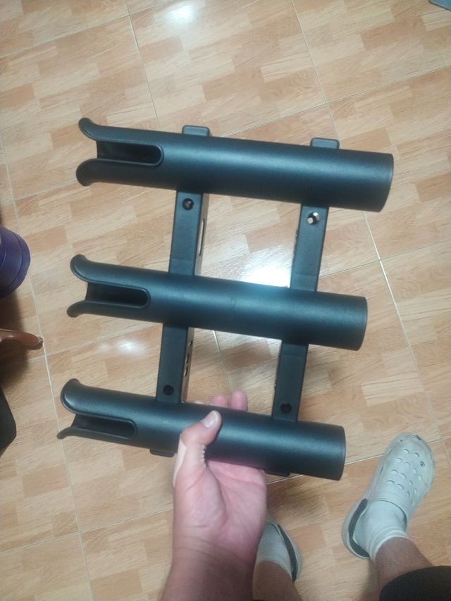 Soporte cañas pesca para pato  nuevo a estrenar