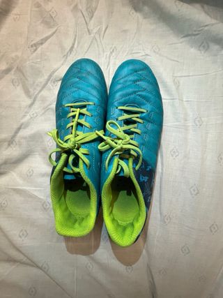 Zapatillas Kipsta Fútbol Azul/Amarillo