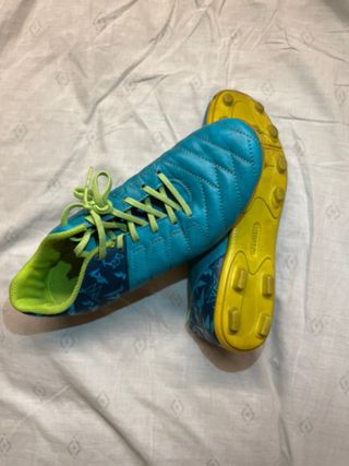 Zapatillas Kipsta Fútbol Azul/Amarillo