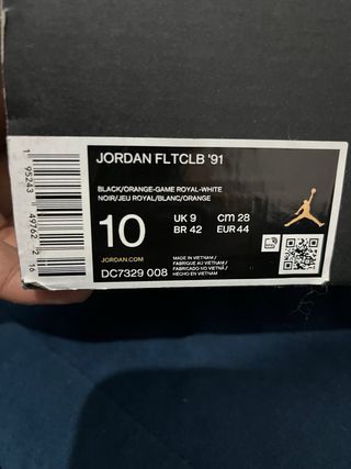 Jordan FLTCLB 91 Negro/Azul