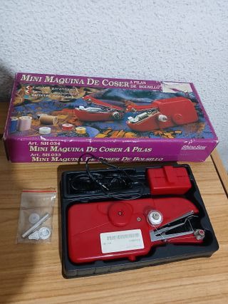 Mini Máquina de Coser Portátil a Pilas