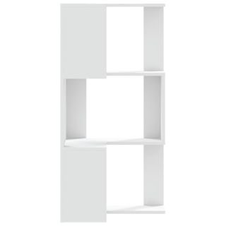 vidaXL Estantería de esquina 3 niveles madera 