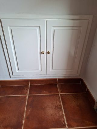 Dos Puertas de madera lacado blanco