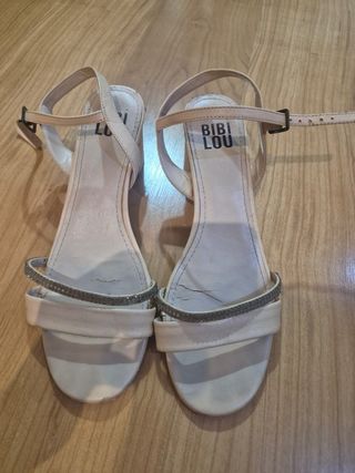 Sandalias Bibi Lou Talla 41 Beige