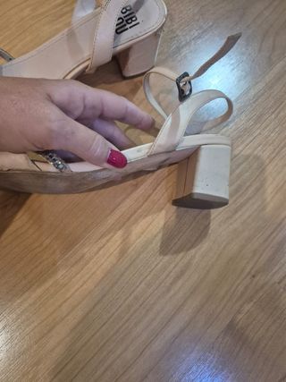 Sandalias Bibi Lou Talla 41 Beige