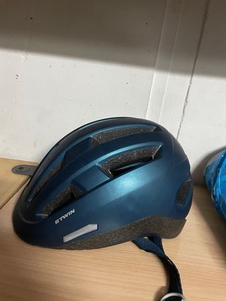 Casco de Bicicleta Azul B'Twin