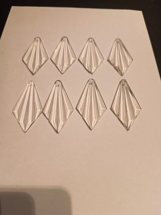 Lágrimas de cristal de Lámpara Antigua