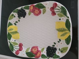 Bandeja de porcelana