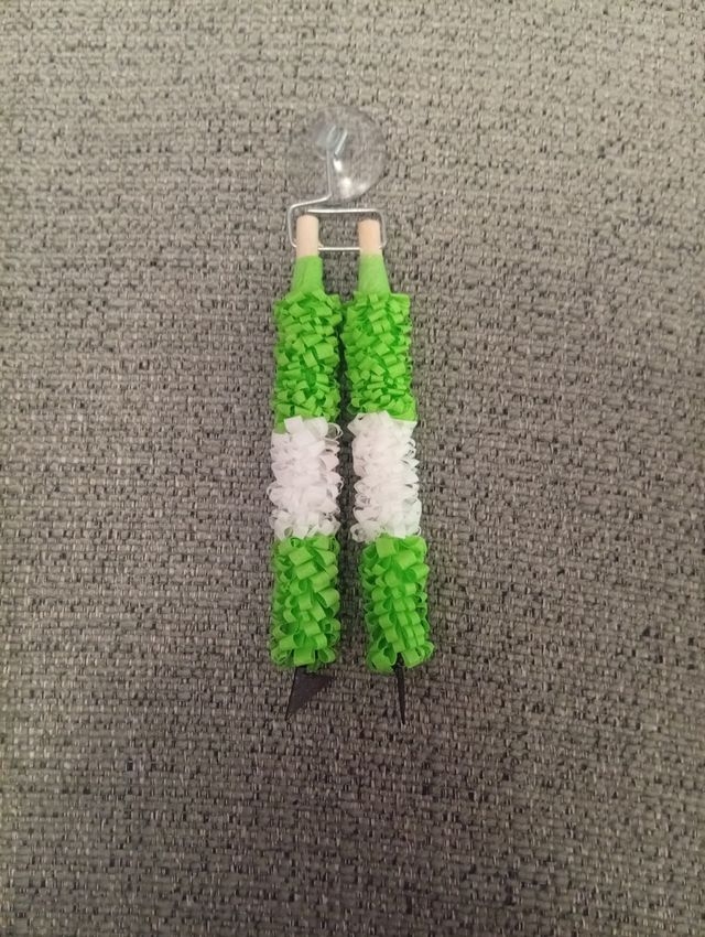 Banderillas decorativas verdes y blancas