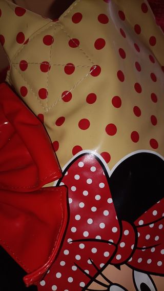 Borsa Minnie Pois Giallo/Rosso