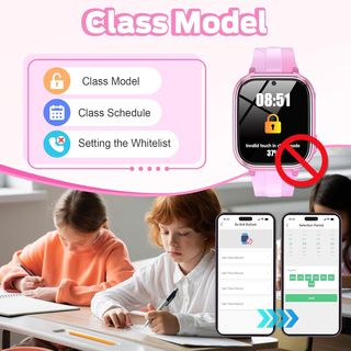 Reloj Inteligente Niños Rosa