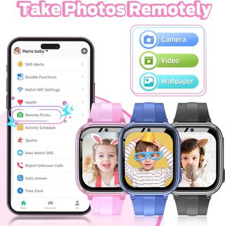 Reloj Inteligente Niños Rosa