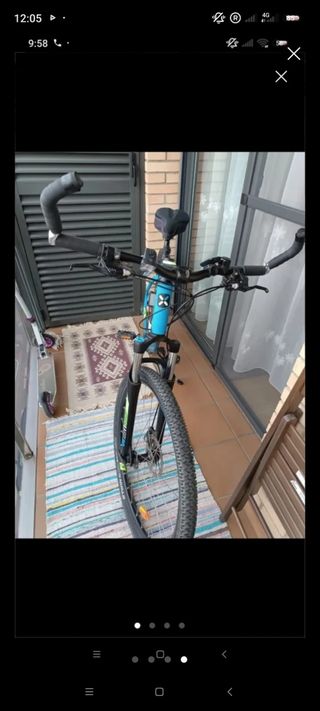 Bicicleta azul